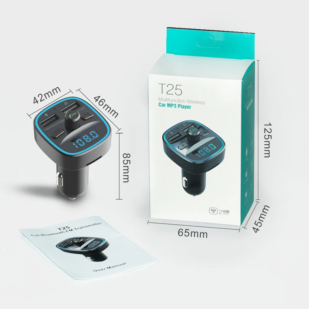 Dual USB Fast Charging 5.0 Audio Receiver MP3 Player