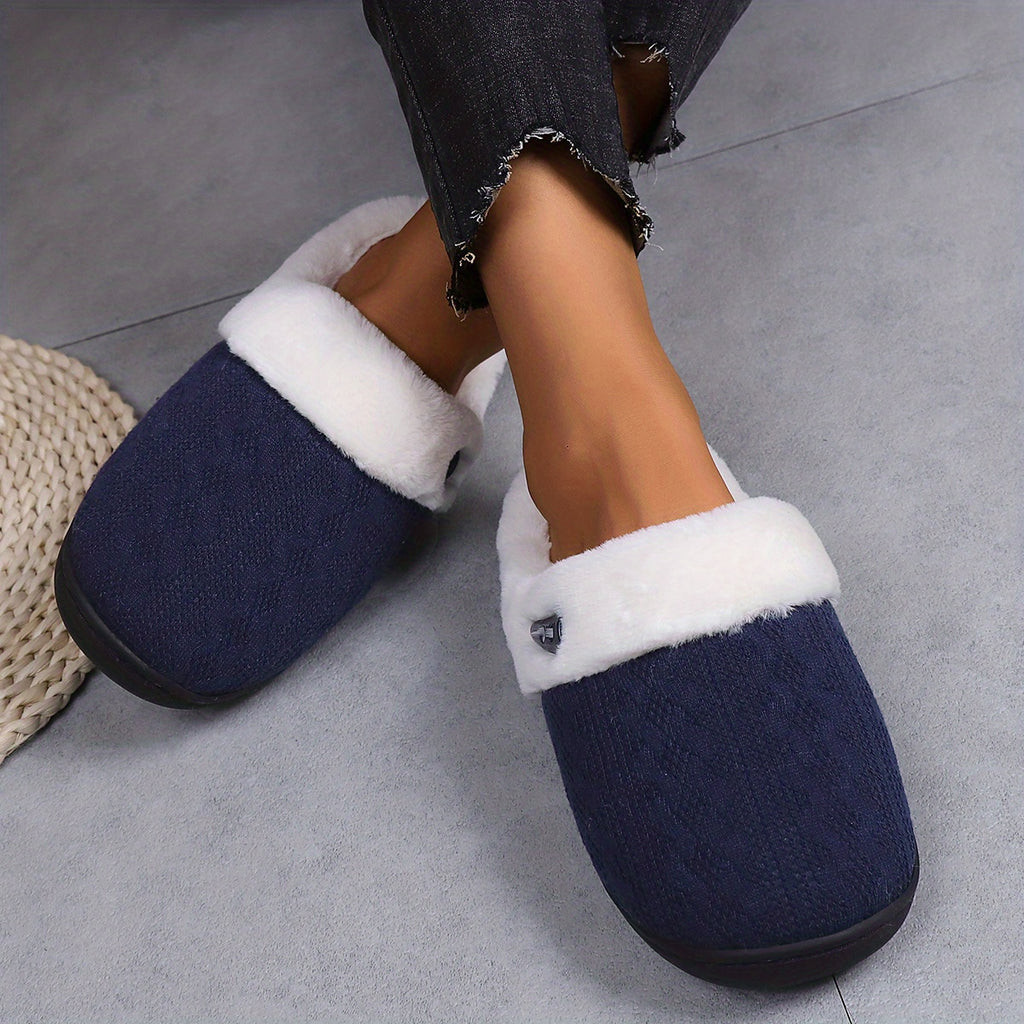 Fluffy Slippers Luxurious Plush Indoor Slides