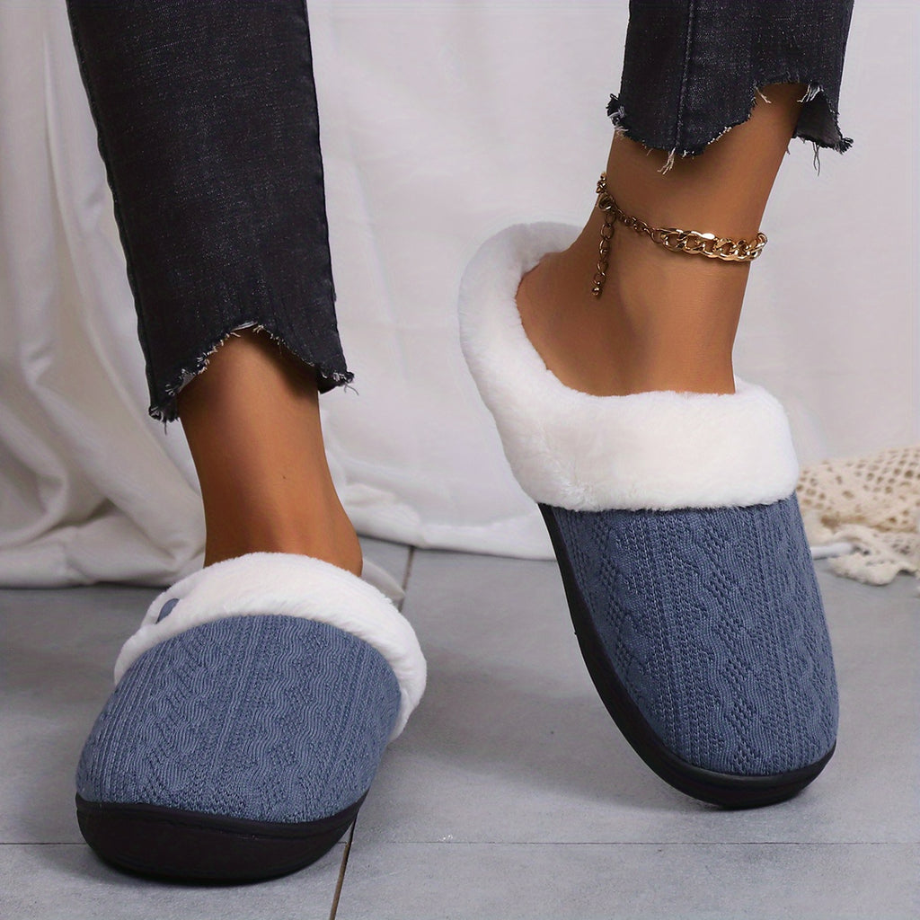 Fluffy Slippers Luxurious Plush Indoor Slides