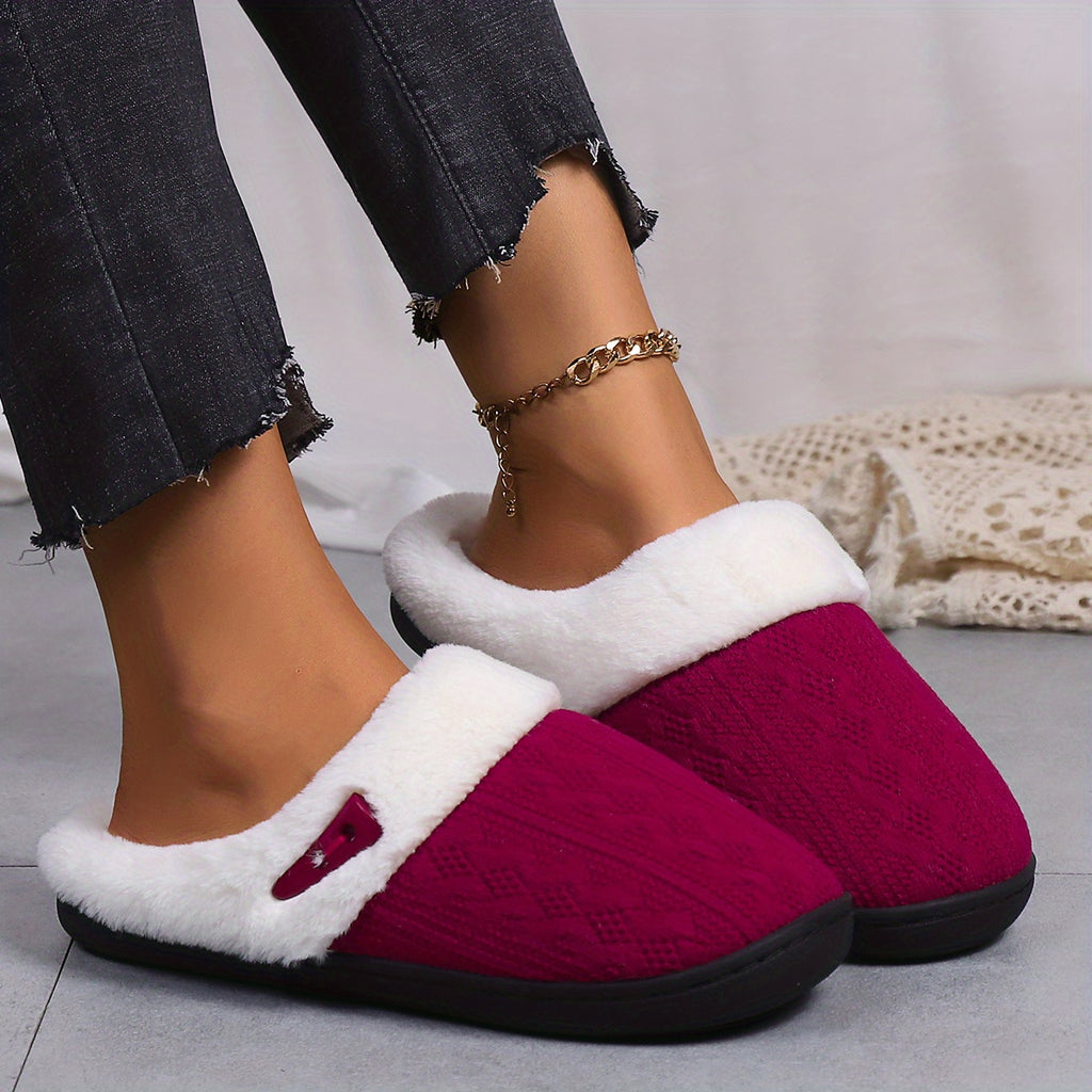 Fluffy Slippers Luxurious Plush Indoor Slides