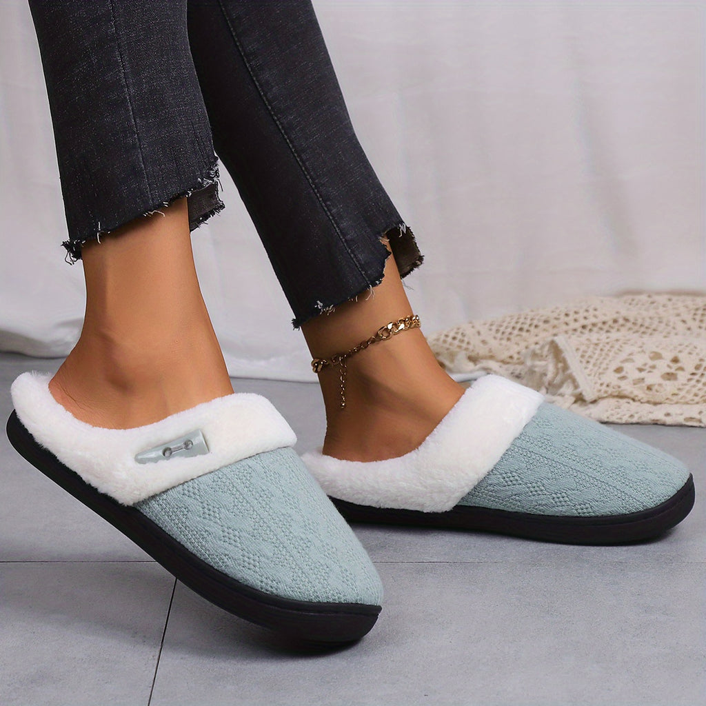 Fluffy Slippers Luxurious Plush Indoor Slides